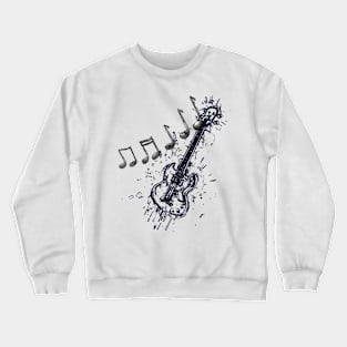 guitar Crewneck Sweatshirt